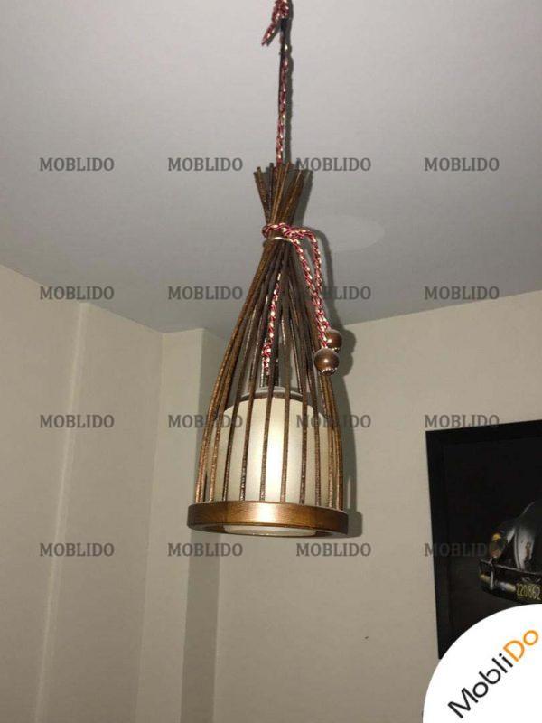 لوستر چوبی