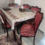 مبلمان هفت نفره همراه با ناهارخوری شش نفره