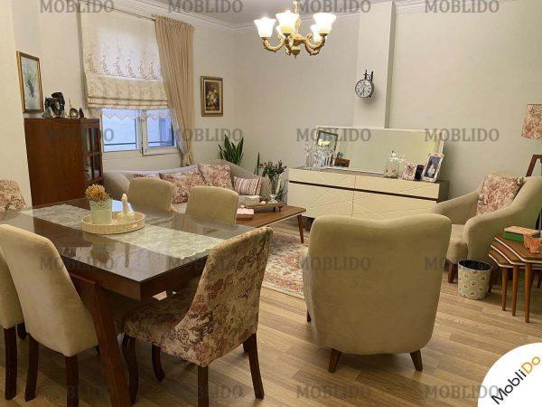 ست مبلمان ومیز نهار خوری کنسول (اباژور وپاف)