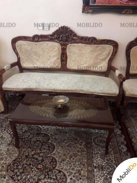 مبلمان استیل کارکرده ۹ نفره