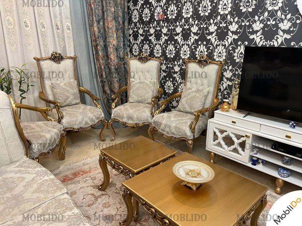 مبلمان ٧ نفره و ناهارخوری ۶نفره استیل