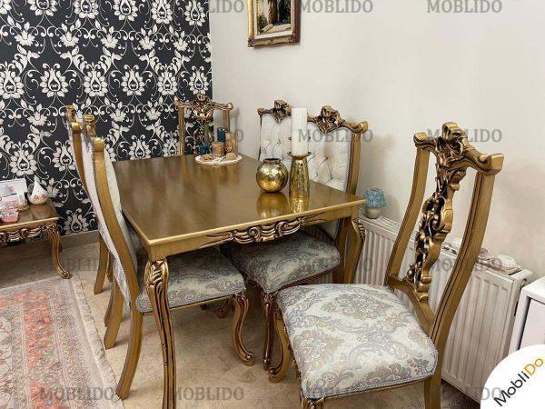 مبلمان ٧ نفره و ناهارخوری ۶نفره استیل
