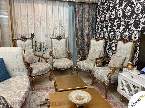 مبلمان ٧ نفره و ناهارخوری ۶نفره استیل