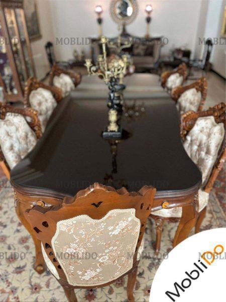 مبل و میز ناهار خوری استیل
