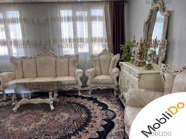 مبل در حد نو با کنسول و اینه به شرط