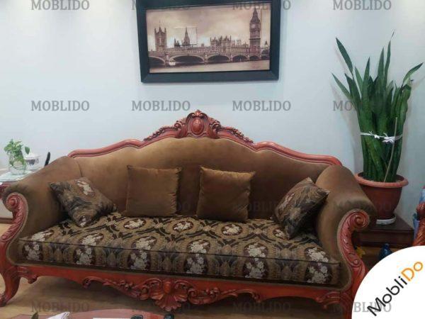 مبلمان ۹ نفره با میزناهارخوری چوب گردو