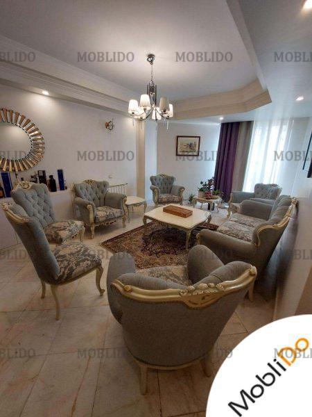 سرویس ست مبلمان ۹ نفره و میزناهارخوری ۸ نفره