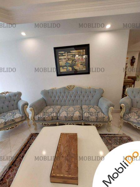 سرویس ست مبلمان ۹ نفره و میزناهارخوری ۸ نفره