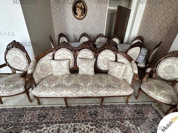 سرویس مبل سلطنتی ۱۰ نفره زیبا