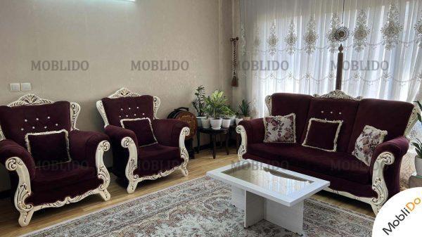 مبلمان ۷ نفره با میزناهارخوری ۴ نفره