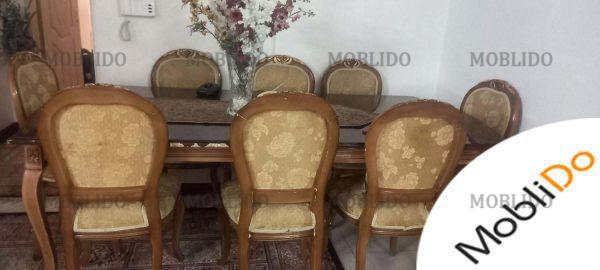 مبل و میز ناهار خوری ۸نفره
