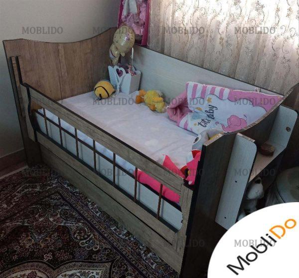 تختخواب بچه با تشک نو