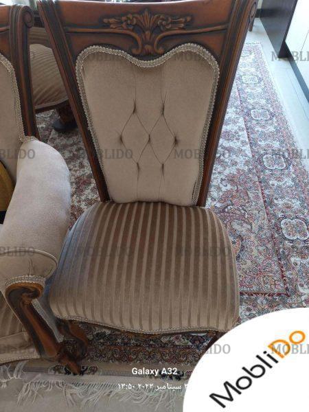 مبلمان کلاسیک با نهارخوری