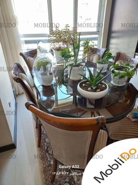 مبلمان کلاسیک با نهارخوری