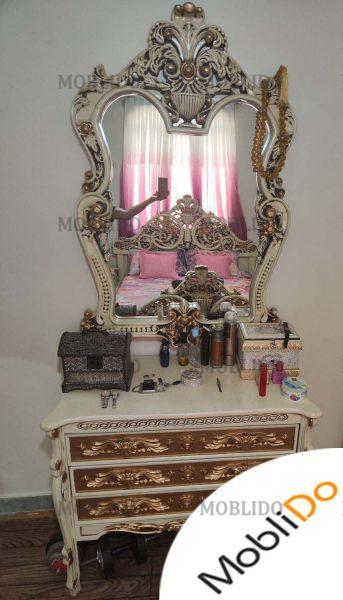 سرویس کامل تختخواب دونفره در حد نو(سلطنتی)