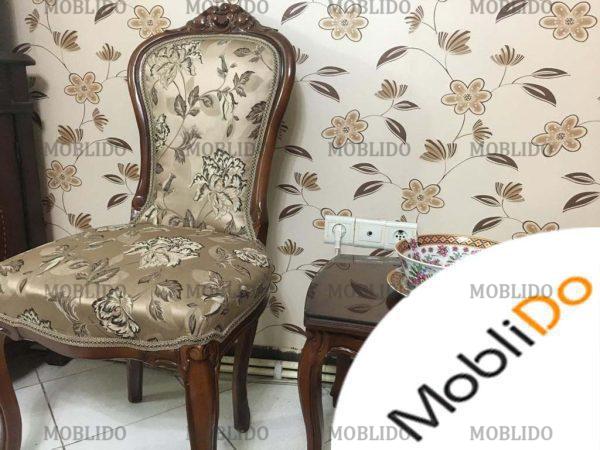مبلمان کلاسیک ۹ نفره با میز جلو مبلی و عسلی