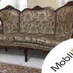 مبلمان کلاسیک ۹ نفره با میز جلو مبلی و عسلی