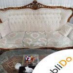 مبلمان هفت نفره استیل ( چوب راش )