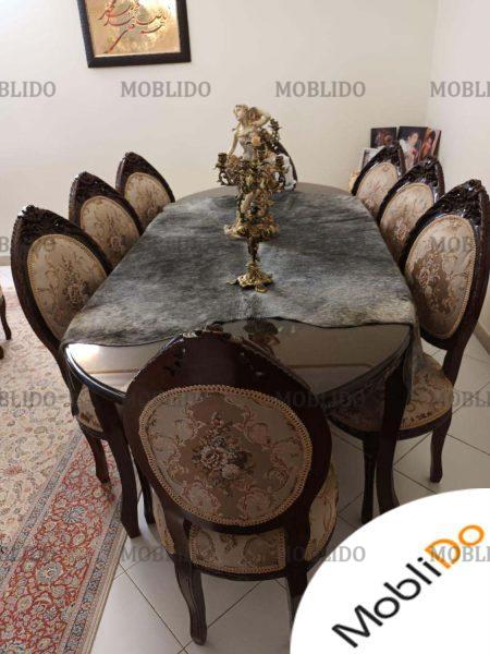 ست ناهارخوری و مبلمان نه نفره