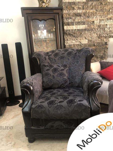 مبلمان ۷ نفره (چوب راش)به همراه نهارخوری ۸ نفره