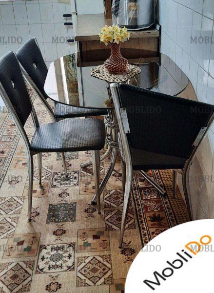 میز نهارخوری بیضی ۴نفره