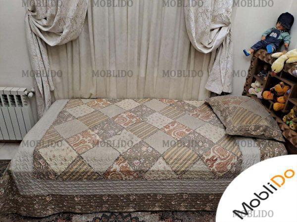 تخت خواب تک نفره سالم و نو